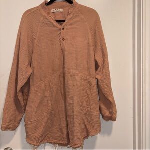 Like new free people button-down summer daydream